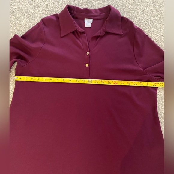 Tunic A-line Shirt Chico’s Size 3 (16-XL) - Picture 5 of 8